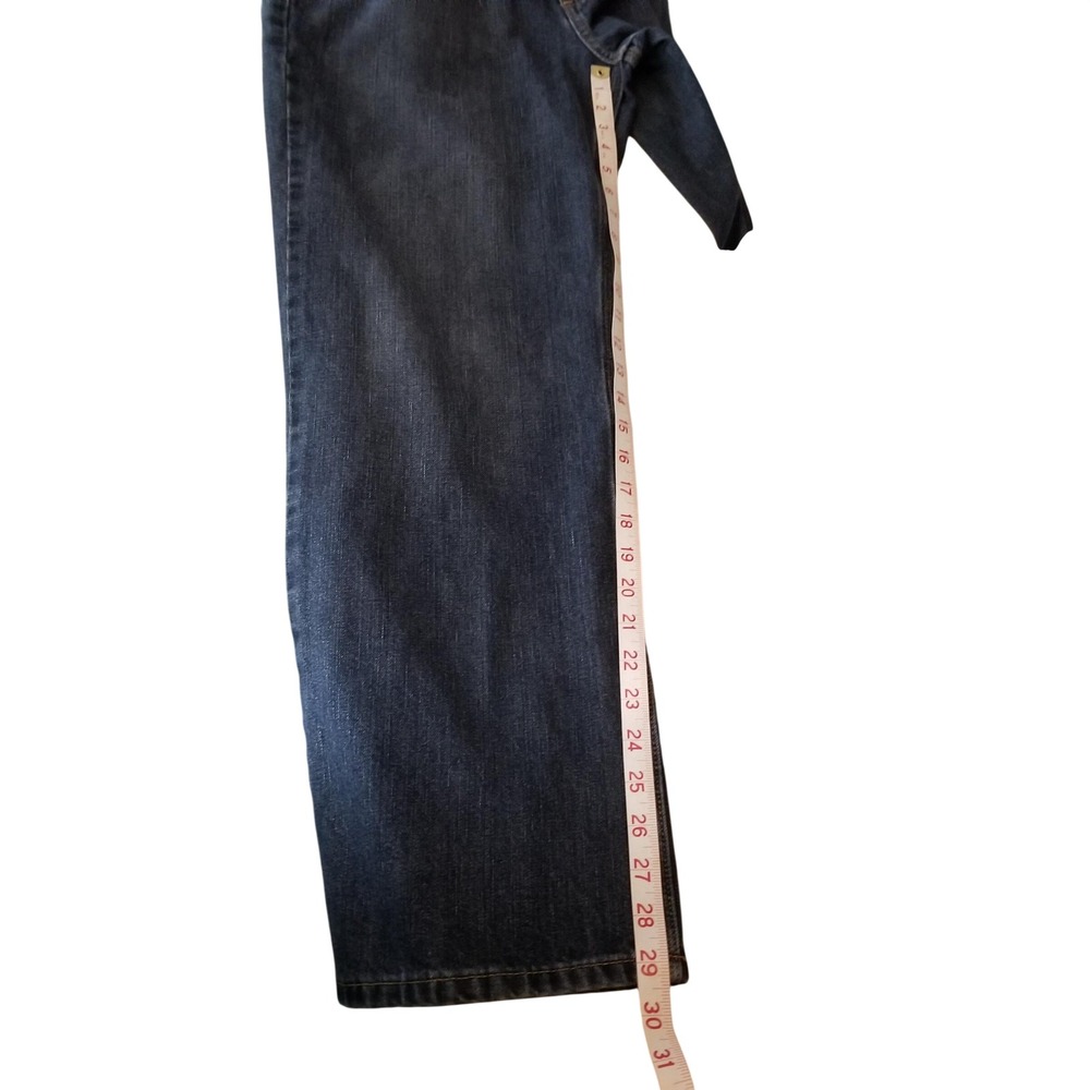 Carhartt Mens Relaxed Fit Straight Leg Dark Wash Denim Jeans 32x29 Workwear - Picture 5 of 10